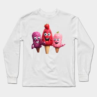 Raspberry Sorbet Long Sleeve T-Shirt